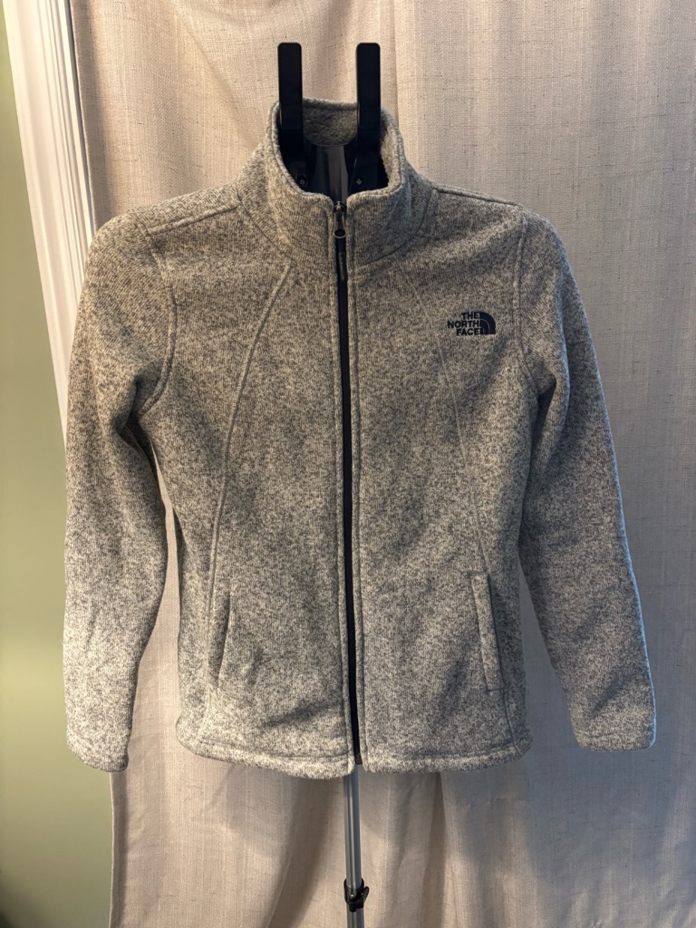 The North Face Women’s Gray Full-Zip Fleece Jacket
